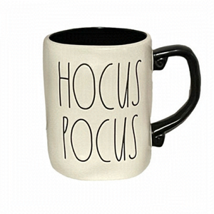 Rae Dunn Halloween Mug Hocus Pocus - Black Interior New